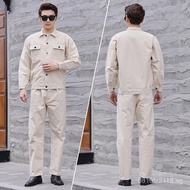 Thick Workwear Steel Factory White Uniform Workwear Canvas Labor Protection Suit Wholesale Labor Pro