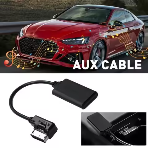 25cm for Audi A1/3/A4/A8/Q3/Q5/Q7RS4/RS5/RS6/RS/Q3/S5/S3/S8/A6L/A8L/Q7/A4L Audio Cable Adapter AMI M