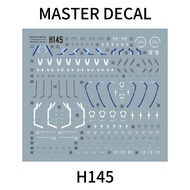 MASTER H145 HG 1/144 AGE FX Water Slide Decal (No figure, no model)