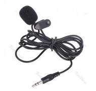 3.5mm 3.5 mm Microphone Youtuber With Clip ON Mic 2 garis Vlogger Vlog Murah