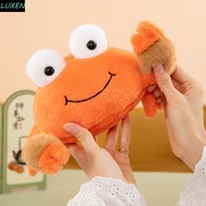 LUXEN Crab Plush Toys, PP Cotton Simulation Animal Crab Dolls, Cute Soft Collection Cartoon Sea Crab