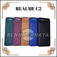 SOFTCASE REALME C2 CASE LEATHER PRO SOFTCASE NEW-BENUA CAHAYA