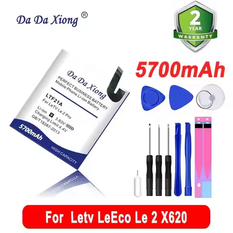 2026 LTF21A Battery 5700mAh For Tv Eco 2pro 2S Le S3 X20 X626 X528 X621 X625 X25 X525 X620 X520 X522