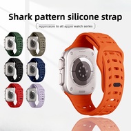 Premium Shark Silicone Magnetic Watch Band for Smart Watch S10 Ultra 2 High-End Design 38/40/41/42(S