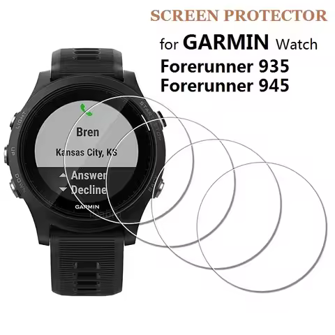 5PCS Smart Watch Screen Protector for Garmin Forerunner 945 Forerunner 935 Tempered Glass HD Clear P
