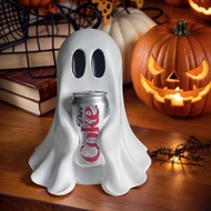 New Coke Ghost Figurine Holding Diet Coke Can Halloween No drinks HalloweenAccessory