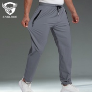 EAGLADE Sweat Pants for Men Tracksuit Man Trousers Breathable Stretchable Quick Drying in Grey E05