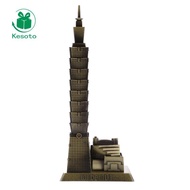 Kesoto Alloy Taipei 101 Tower Building Figurine Statue Model Home/Office Decor Gift
