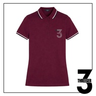Fred Perry White Black Twin Tipped Oxblood Woman FitPOLO Original / Fred Perry AuthenticPOLO