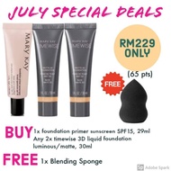 1 set foundation primer + foundation matte / luminous