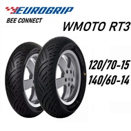 Eurogrip Tayar WMOTO RT3 Bee Connect Tyre 120/70-15 & 140/60-14 Ready Stock