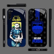 MK-90 PERSIB BANDUNG Liquid HD Glass Casing for Realme C53 C31 C35 GT 6 Narzo N53 50A Prime
