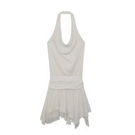 Weekend Hub | ชุดเดรสลูกไม้แบบผูกคอ