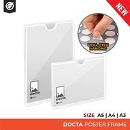 Frambie DOCTA Acrylic Wall Poster Frame | Advertisement Display Frame For Notice Photo Print