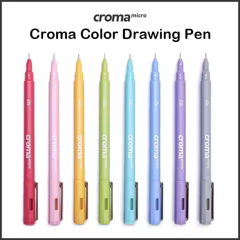 Croma Waterproof Micro Needle Ballpoint Pen Painting Art Special Brush Color Marker Anime Hook Pen S