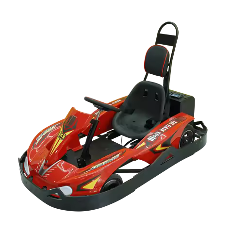 Electric Go Kart with Enhanced Safety Features High-Speed Outdoor Racing Kids Model Li-ion Battery A