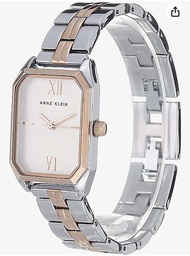 Anne Klein Women’s Casual Bracelet Watch Silver and Rosegold Tone