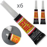 6pcs Glue 401 Super Glue Surface Insensitive Strong Adhesive Fast Instant Glue Tool*&-**&&&&&&*