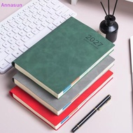 Annasun 2027 Efficiency Agenda Book High Quality Planner Habit Traing Schedule Notebook for Home Sch