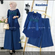 NASIMA JEANS SET TULIPWanita SET AHARA JEANS SET KEKINIAN