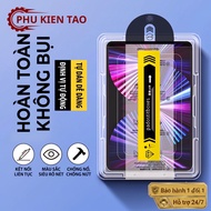 Tempered glass screen protector for Samsung Tab with self-adhesive fixed frame S10/11 S10+/S9+ A11/A