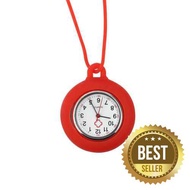 Nurse Watch Fob Watch with Silicone Cover and Lanyard Nurses Portable Pocket Watch