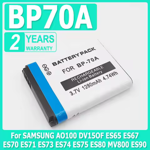 IA-BP70A BP70A IABP70A BP-70A EA-BP70A Brand-New Battery For AQ100 DV150F ES65 ES67 ES74 ES75 ES80 M