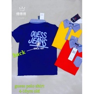 Guess polo shirt for kids. Fit 4yrs to 10yrs old