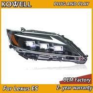 Car Styling for Lexus ES Head Lamp 2013-2014 ES250 Headlight ES300 DRL Turn Signal Low High Beam Pro