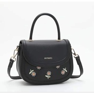Handbag Shoulder Bag Daisy Embroidery Aimeely Brand