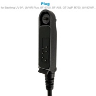 Tactical U94 PTT Key Cable Plug Headset Adapter for BAOFENG UV9R Pro Pus A58 9700 5RWP HAM Radio Ear