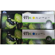 HP 971XL High Yield Cyan CN626AA / Yellow CN628AA Original Ink Cartridge