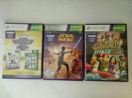 出租xbox 360遊戲光碟(星際大戰，運動大會，大冒險)