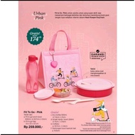 Fit to go tupperware/ tempat makan anak set tupperware / tempat bekal / kotak makan / kids lunch set