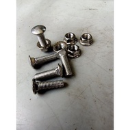 5pc Bolt m6 spannar 10mm and nut