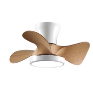 HAISHI25 Fan With Light Bedroom Inverter With LED Ceiling Fan Light Simple DC Power Saving Ceiling Fan Lights