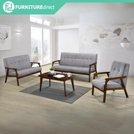 Furniture Direct NOVA home furniture sofa set 沙發 sofa kayu set sofa murah 3 2 1 wooden sofa set sofa