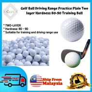 LESS - Golf Ball Driving Range Practice Plain Two layer Hardness 80-90 Training Ball