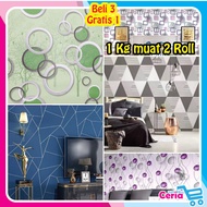 Wall Wallpaper 45cm x 10M / 9M / 8M 1 Kg Fits 2 Rolls Aesthetic Bedroom Wall Wallpaper Kitchen Wall 