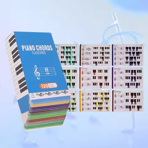 Piano Chord Flashcards Piano Chords Chart Included Piano Reference Cards for Beginner Seasoned Playe