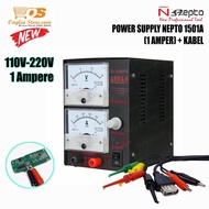 PROMO- POWER SUPPLY HP ANALOG NEPTO 1501A PLUS KABEL PS-1501A MANUAL 1A 15V