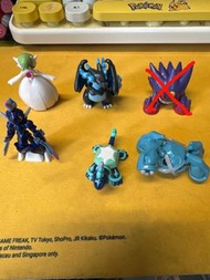 Pokemon 浴球 公仔 噴火龍 耿鬼 沙奈朵