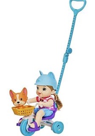 Baby Alive doll with tricycle
