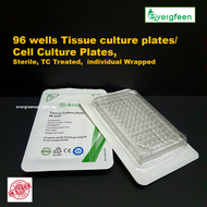 Tissue Culture Plate 96 Well flat bottom With lid sterile TC treated individually packed