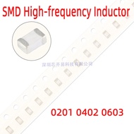 (100 pcs) 0201 0402 0603 SMD High-frequency Inductor 1nH 1.2nH 1.5nH 1.8nH 2.0nH 2.2nH 3.0nH 3.3nH 4