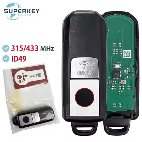 Motorcycle Key For YAMAHA T-MAX TMAX530 TMAX560 530 560 2017-2023 Key Fob ID49 Chip 315/433Mhz P/N B