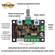 DC 12V-24V Stepper Motor Pulse Signal Generator Module For Stepper Motor Driver Controller Speed Reg