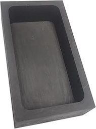 LLF Gold Silver Graphite Ingot Mold Mould Crucible for Melting Casting Refining (180x100x50MM(9.5kg 