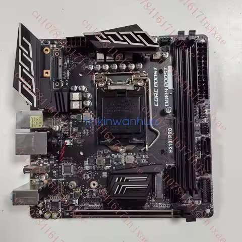 used For MSI H310I PRO Motherboard LGA 1151 DDR4 DP DVI Mini-ITX.