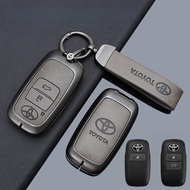 Zinc Alloy Car Key Cover For Toyota Vios 2023 Yaris Ativ Avanza Veloz Raize Fob Cover Holder Shell B